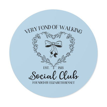 Fond of Walking Sticker