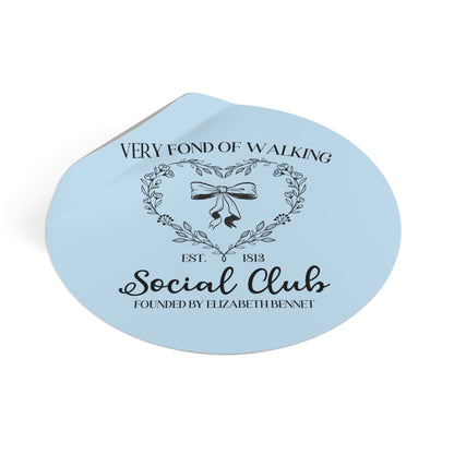 Fond of Walking Sticker