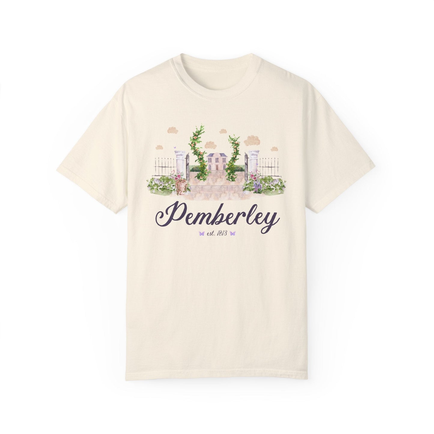 Pride and Prejudice Tee Shirt: Pemberley 1813