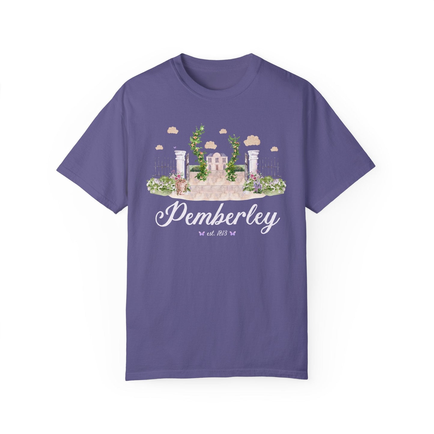 Pride and Prejudice Tee Shirt: Pemberley 1813