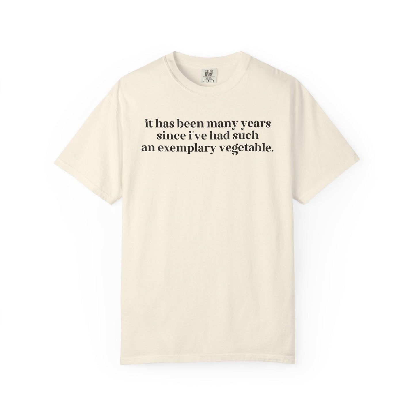 Pride and Prejudice Tee Shirt: Exemplary Vegetable