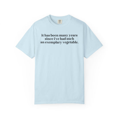 Pride and Prejudice Tee Shirt: Exemplary Vegetable