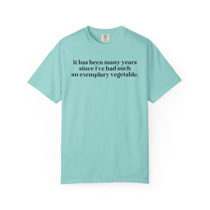 Pride and Prejudice Tee Shirt: Exemplary Vegetable