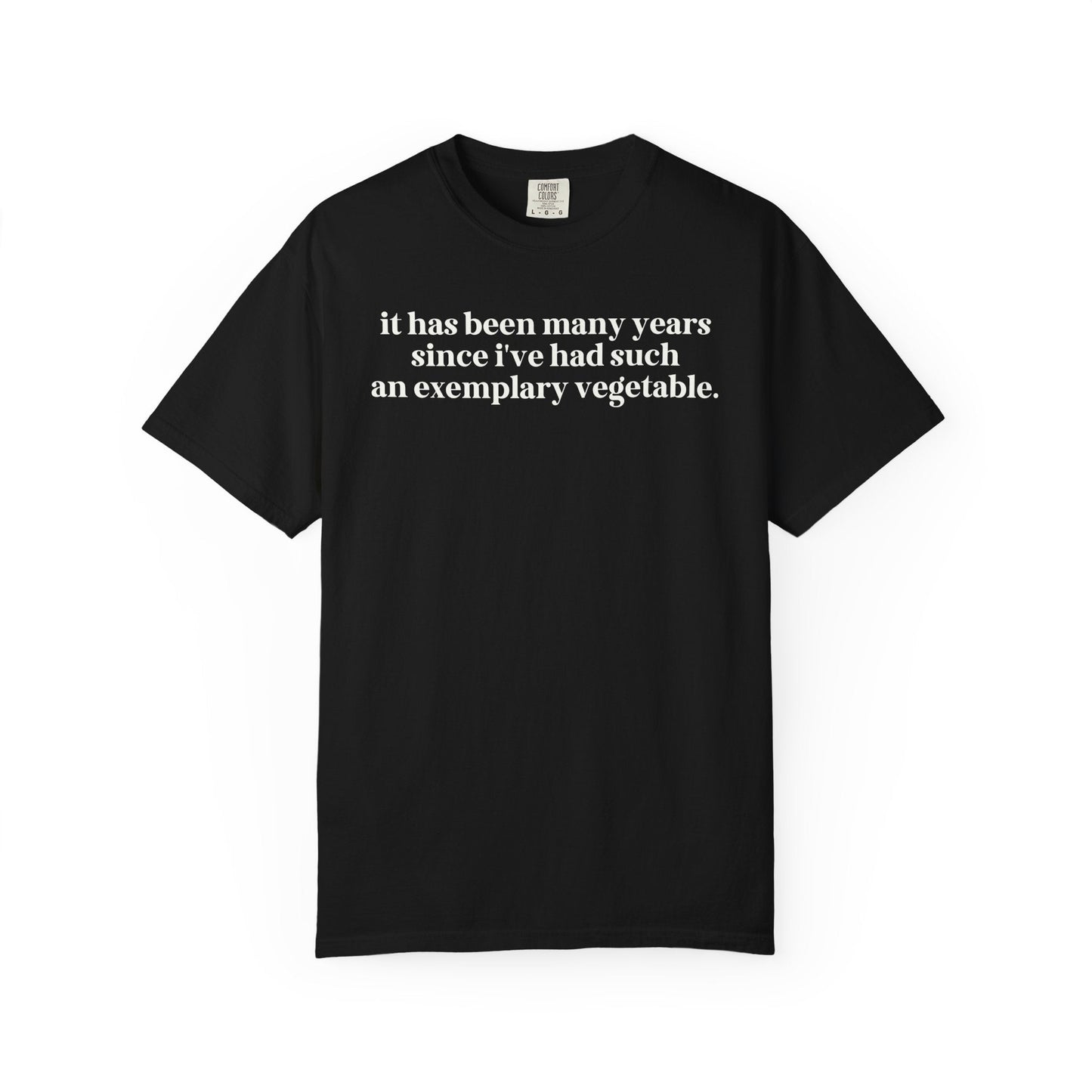 Pride and Prejudice Tee Shirt: Exemplary Vegetable