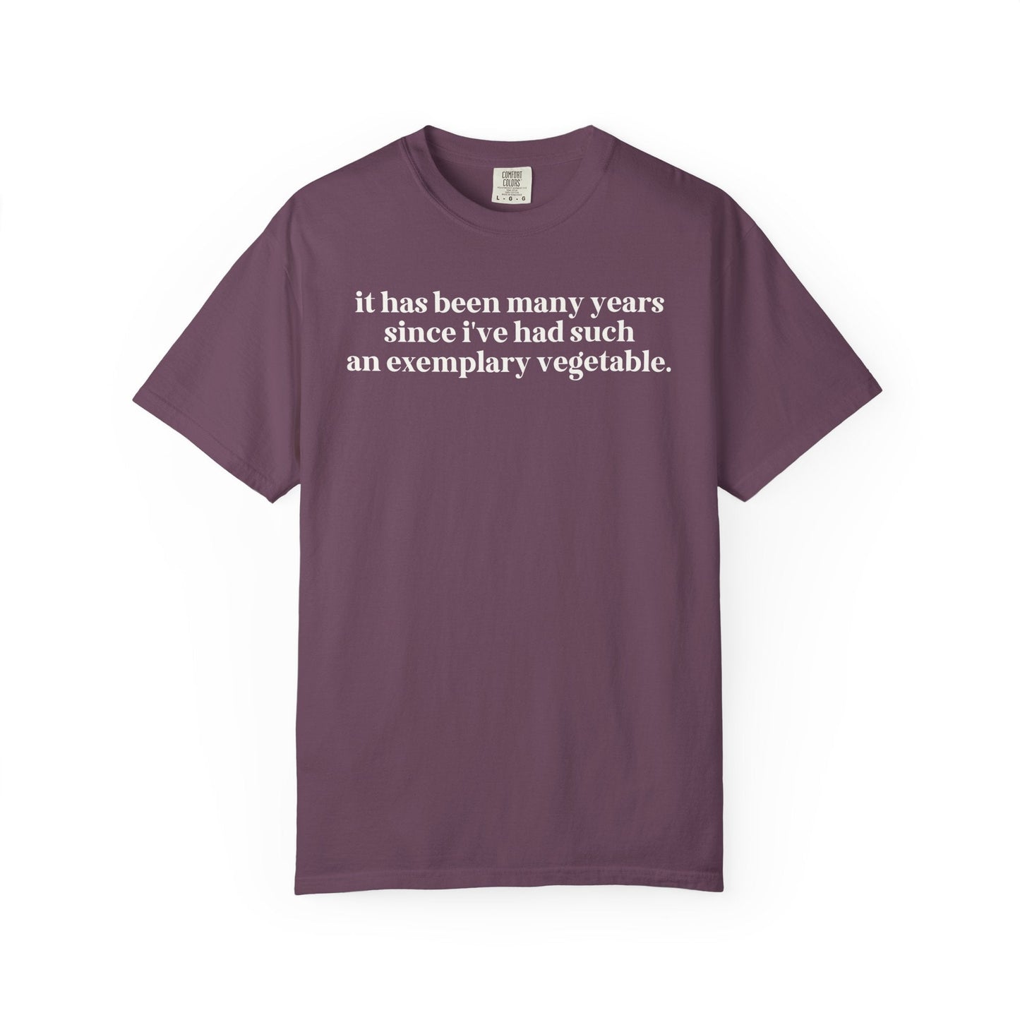 Pride and Prejudice Tee Shirt: Exemplary Vegetable