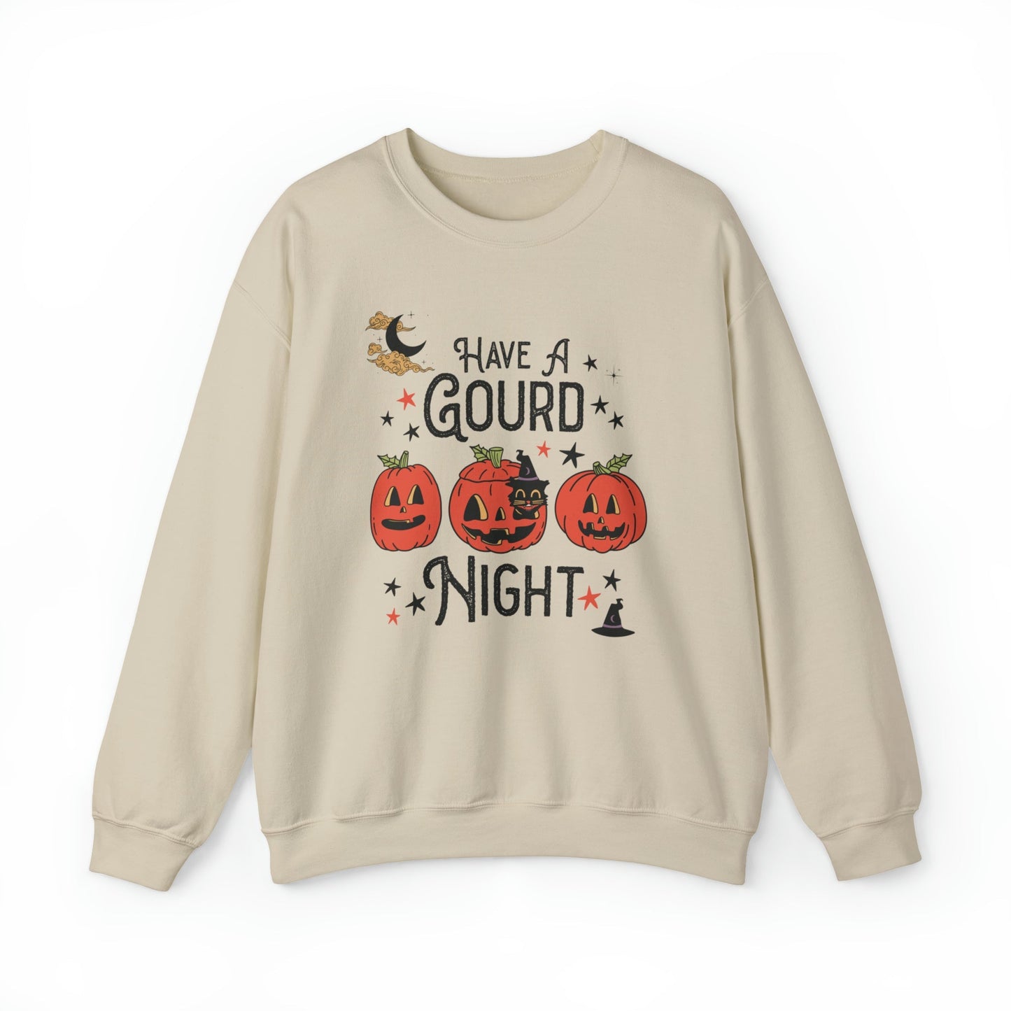 Punny Halloween Crewneck for Fall: Have A Gourd Night