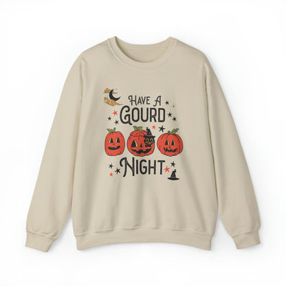 Punny Halloween Crewneck for Fall: Have A Gourd Night