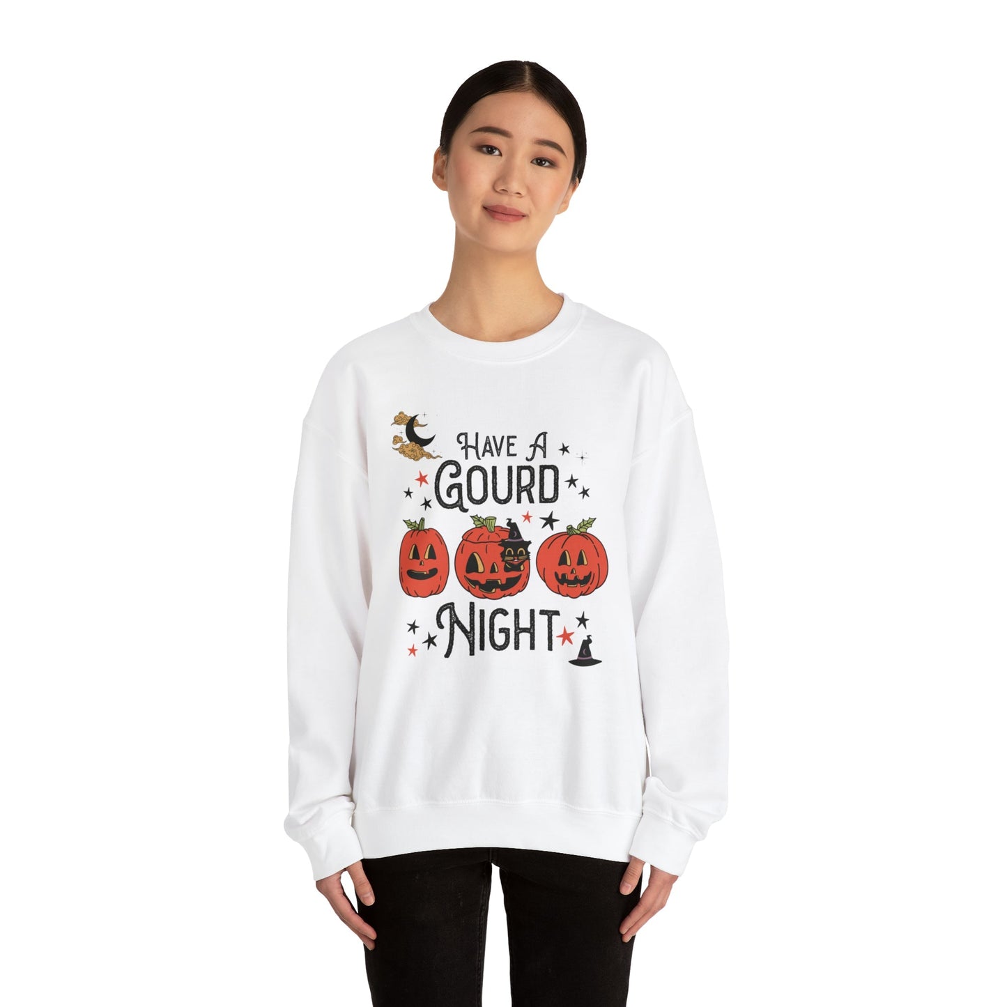 Punny Halloween Crewneck for Fall: Have A Gourd Night