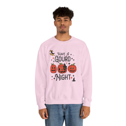 Punny Halloween Crewneck for Fall: Have A Gourd Night