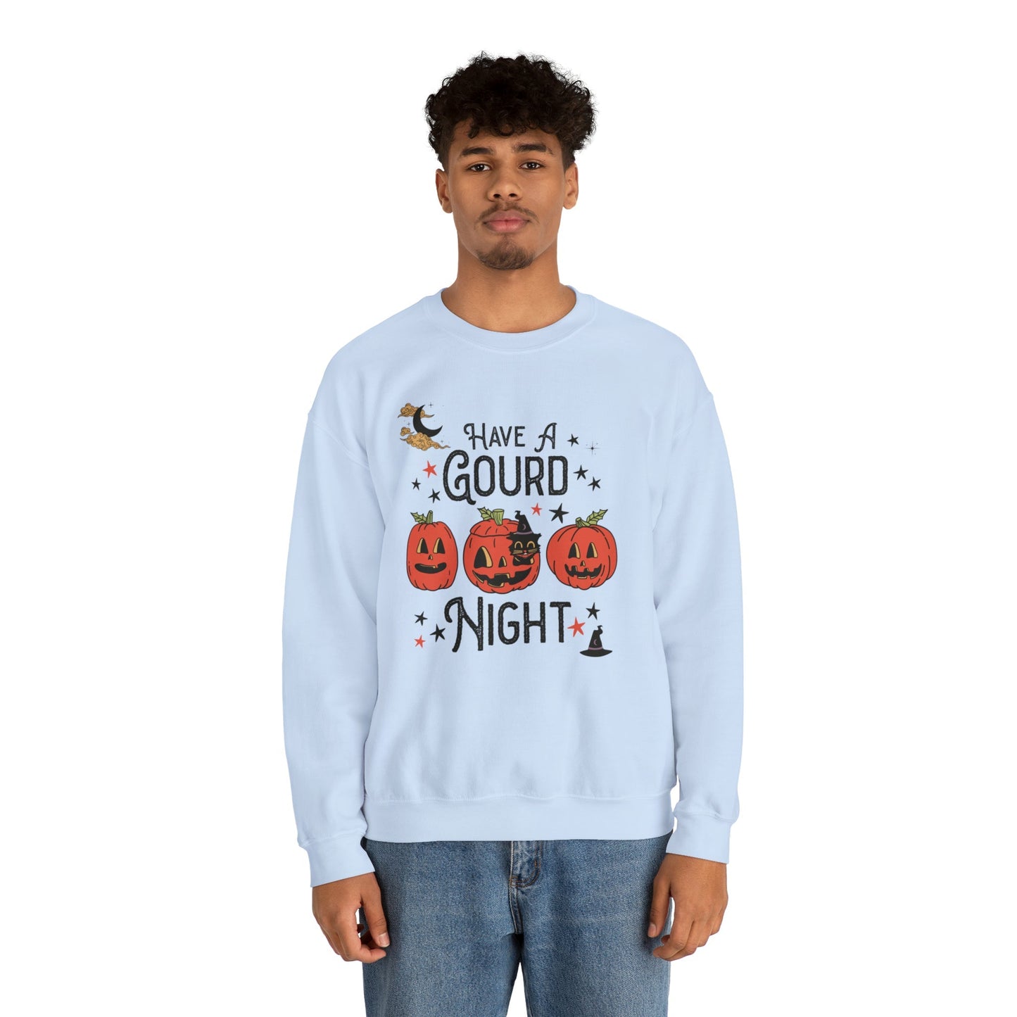 Punny Halloween Crewneck for Fall: Have A Gourd Night