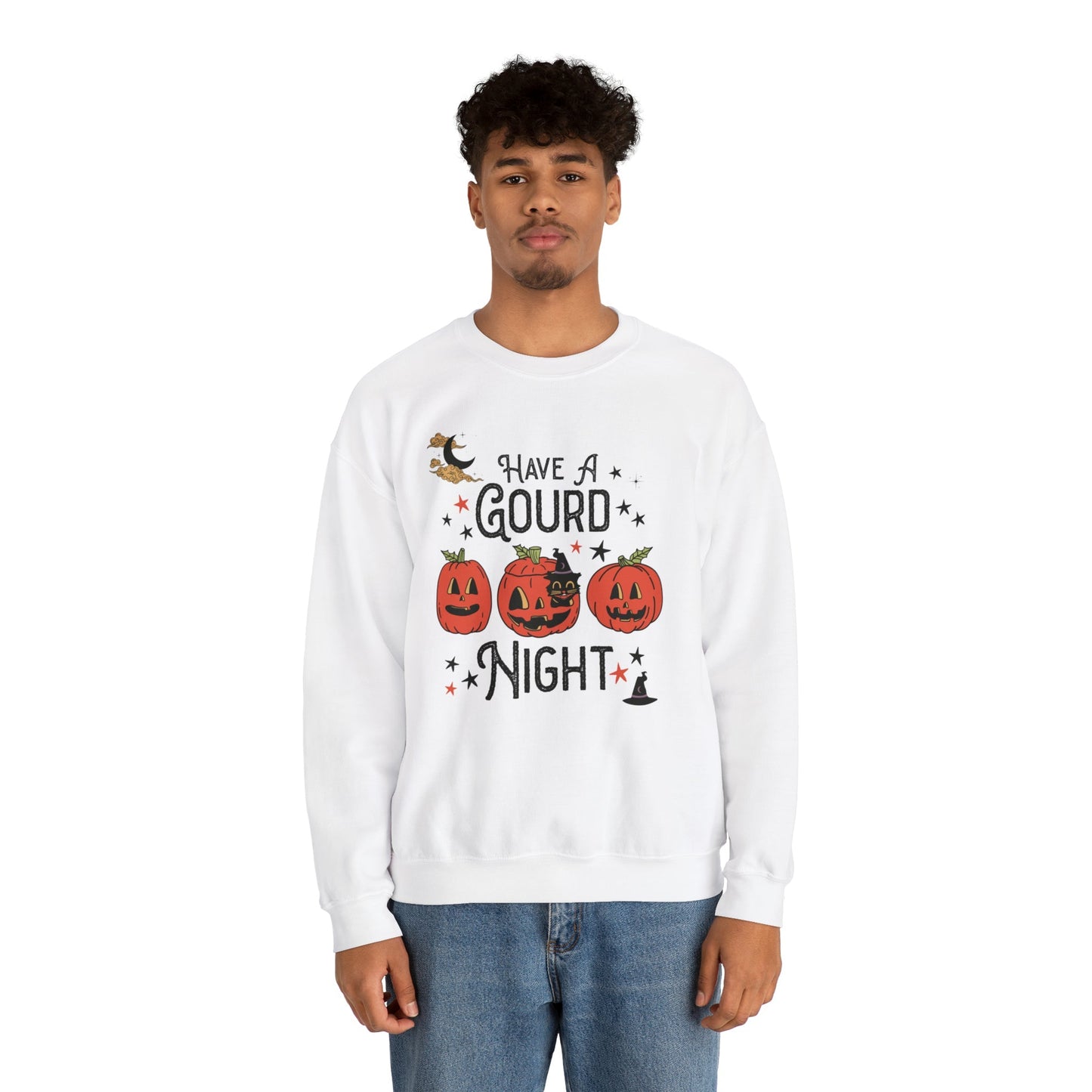 Punny Halloween Crewneck for Fall: Have A Gourd Night