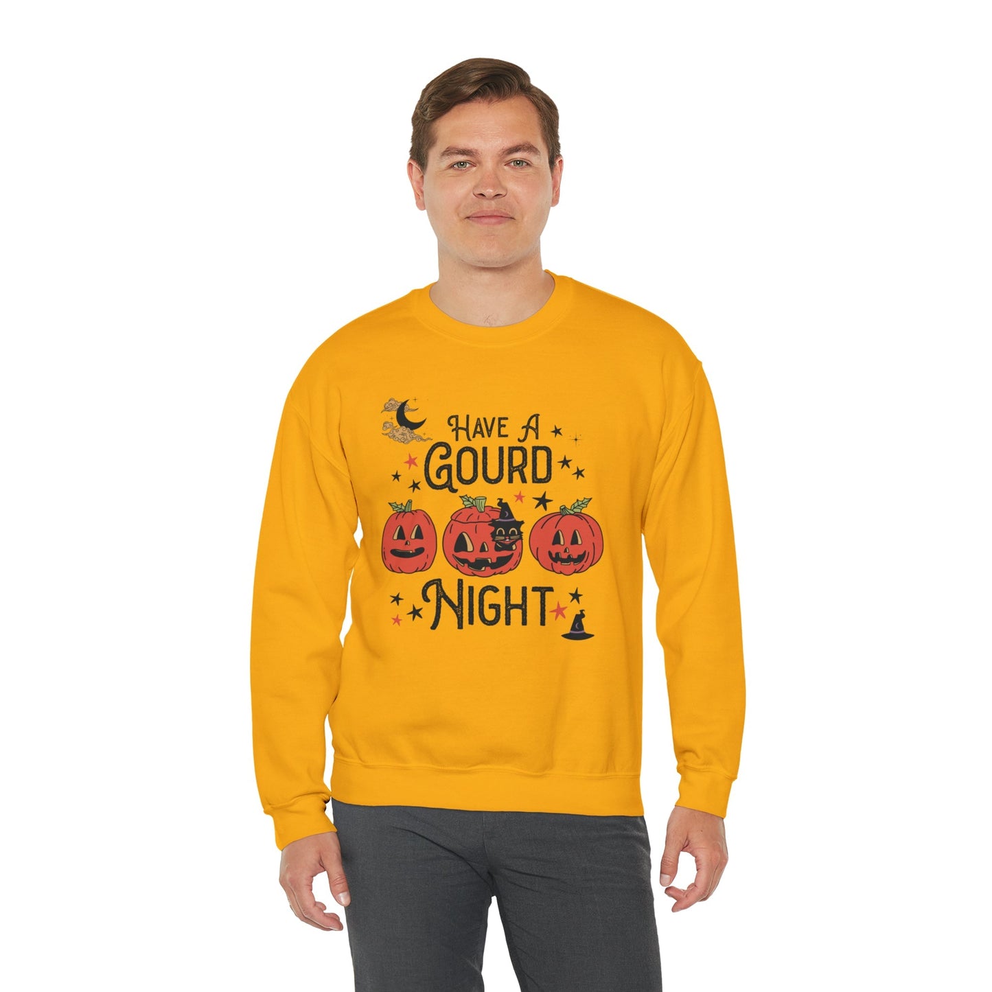 Punny Halloween Crewneck for Fall: Have A Gourd Night