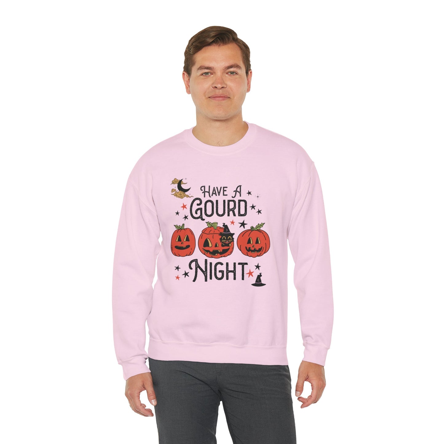 Punny Halloween Crewneck for Fall: Have A Gourd Night