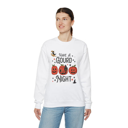 Punny Halloween Crewneck for Fall: Have A Gourd Night