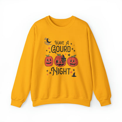 Punny Halloween Crewneck for Fall: Have A Gourd Night