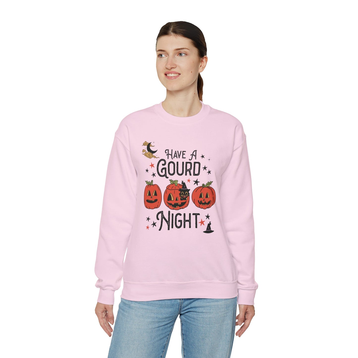 Punny Halloween Crewneck for Fall: Have A Gourd Night