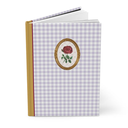 Purple Gingham Notebook