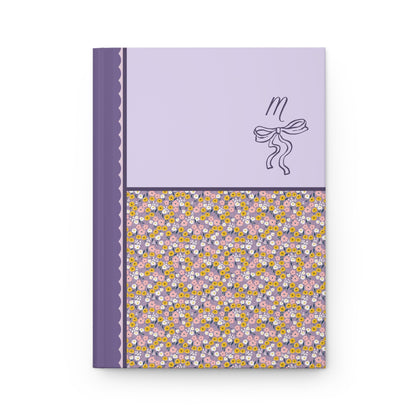 Purple Initial Notebook: M