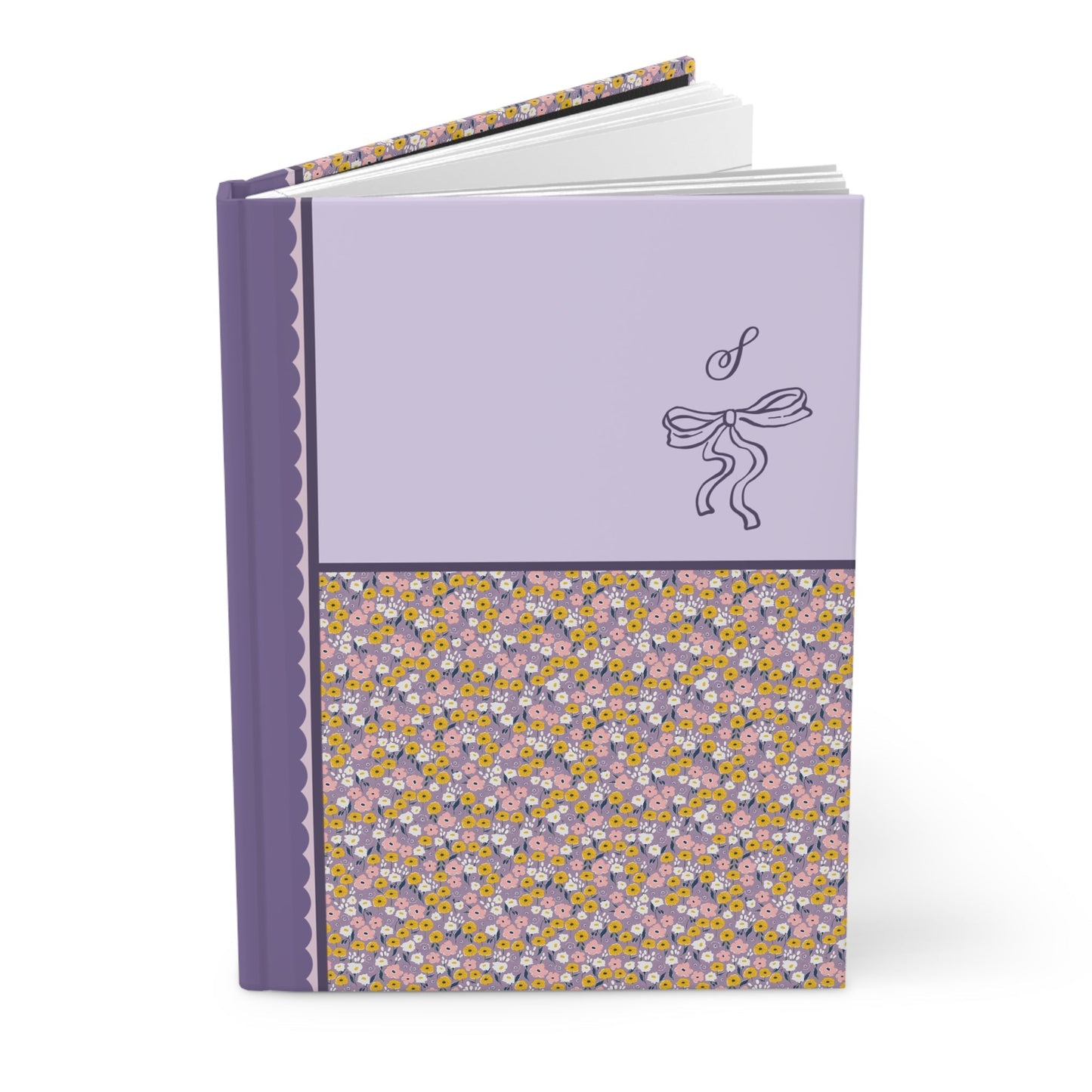 Purple Initial Notebook: S