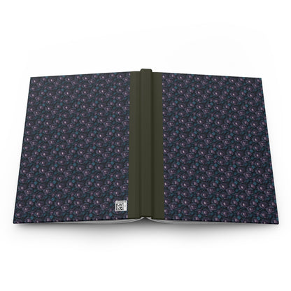 Boho Purple Roses Notebook