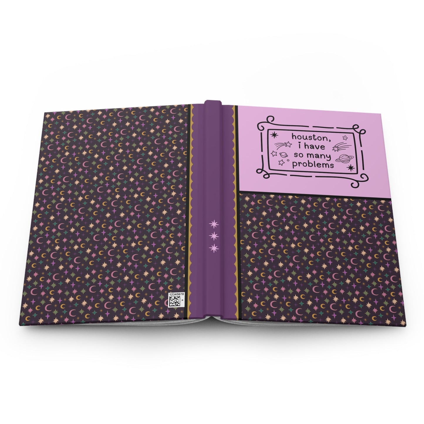 Purple Star Celestial Notebook: Houston