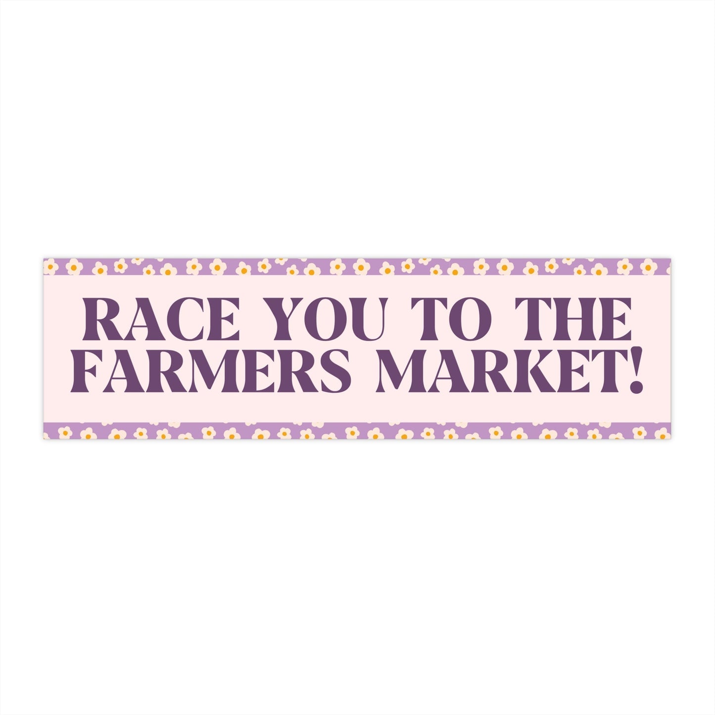 Race You to The Farmers Market!