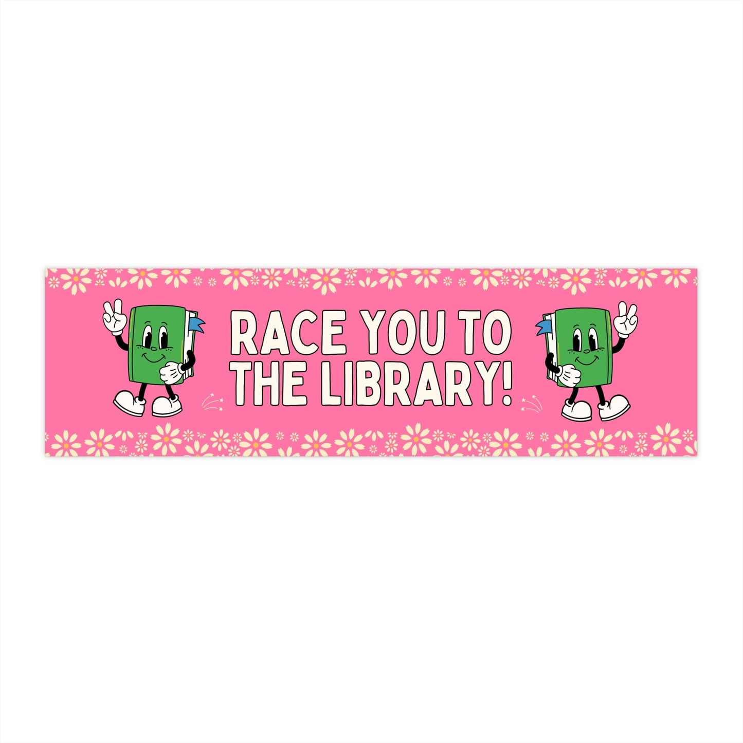 Race You To The Library in Pink