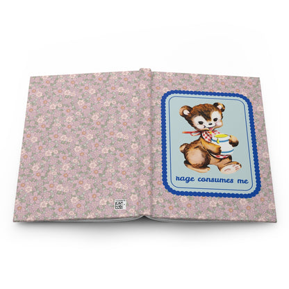 Rage Consumes Me Notebook: Bear