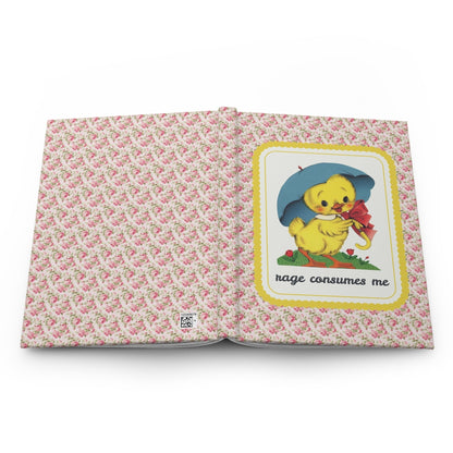 Rage Consumes Me Notebook: Duck