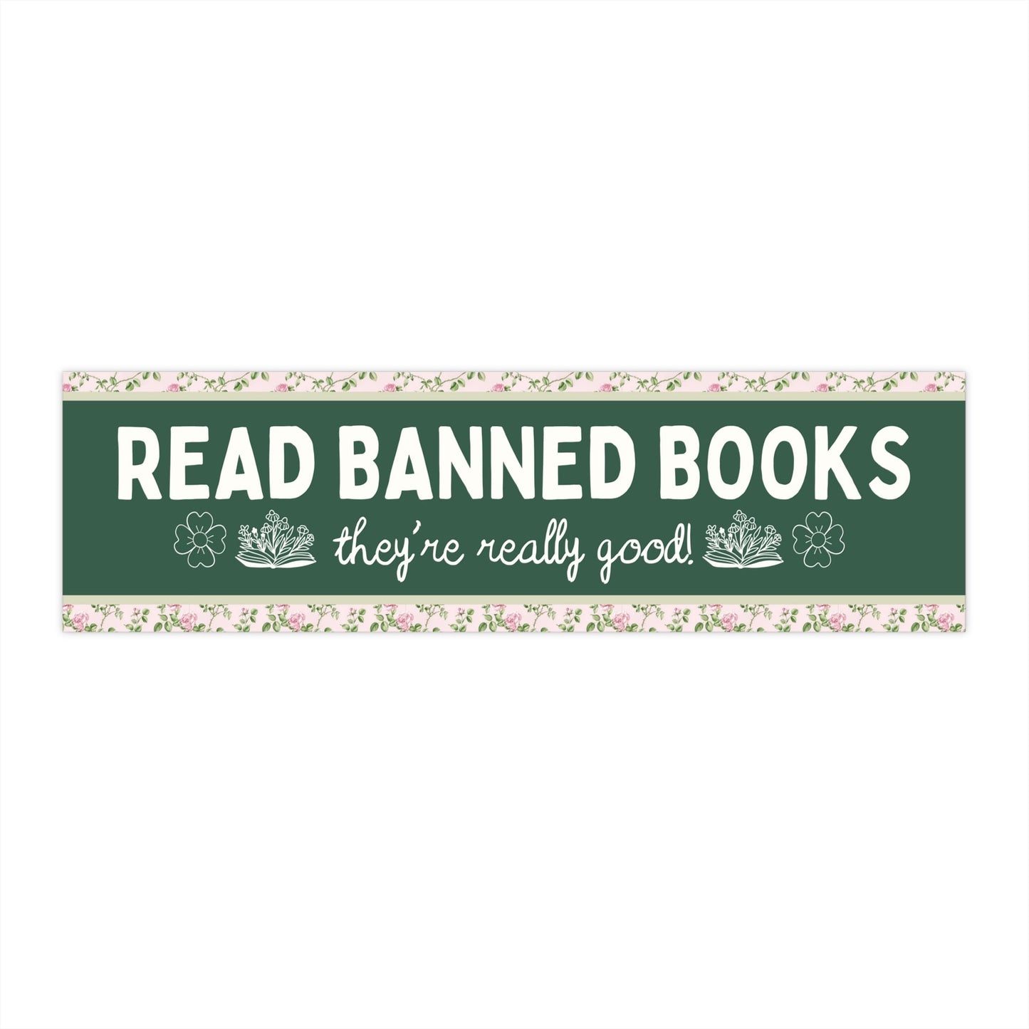 Read Banned Books Bumper Sticker