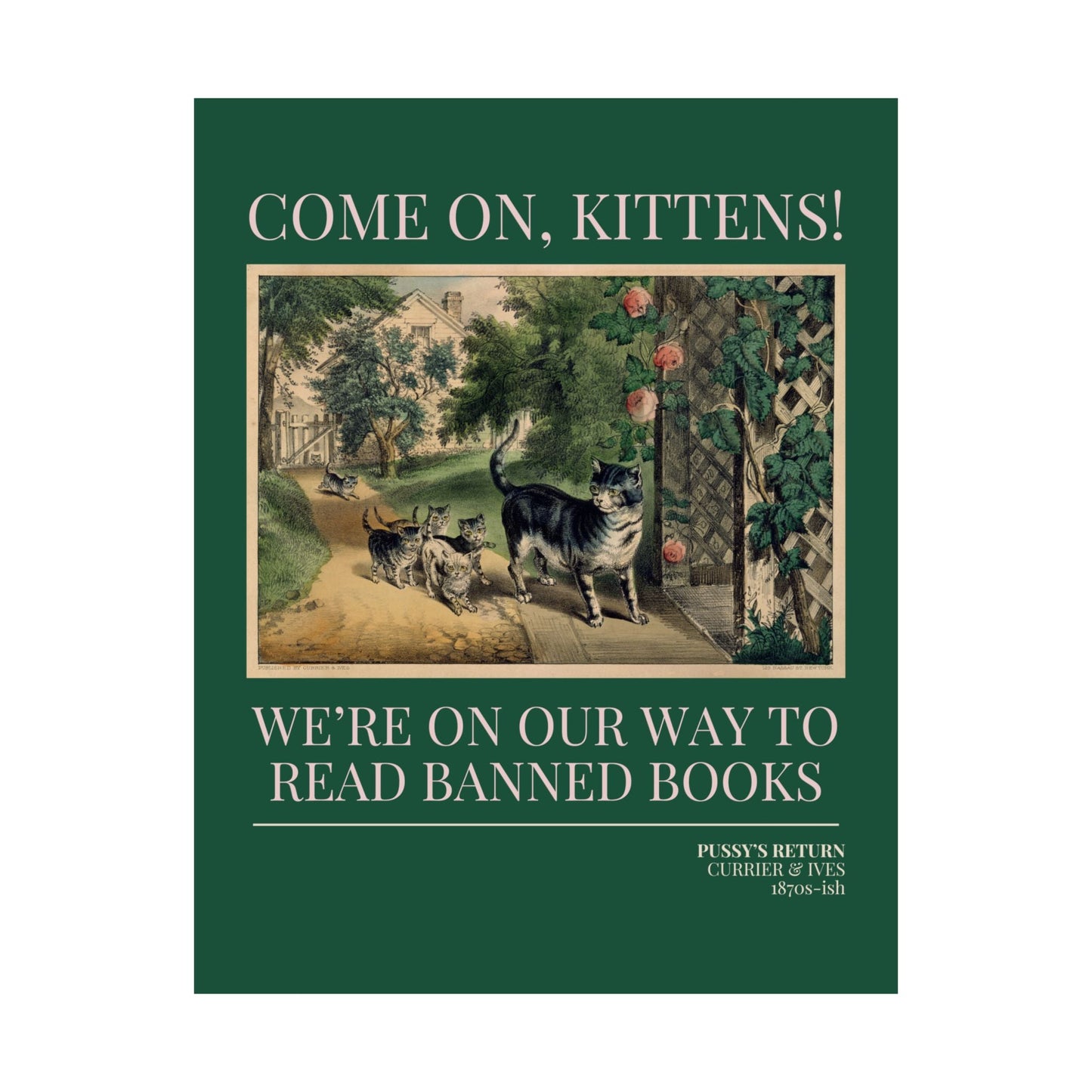 Kittens and Banned Books: Poster