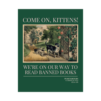 Kittens and Banned Books: Poster