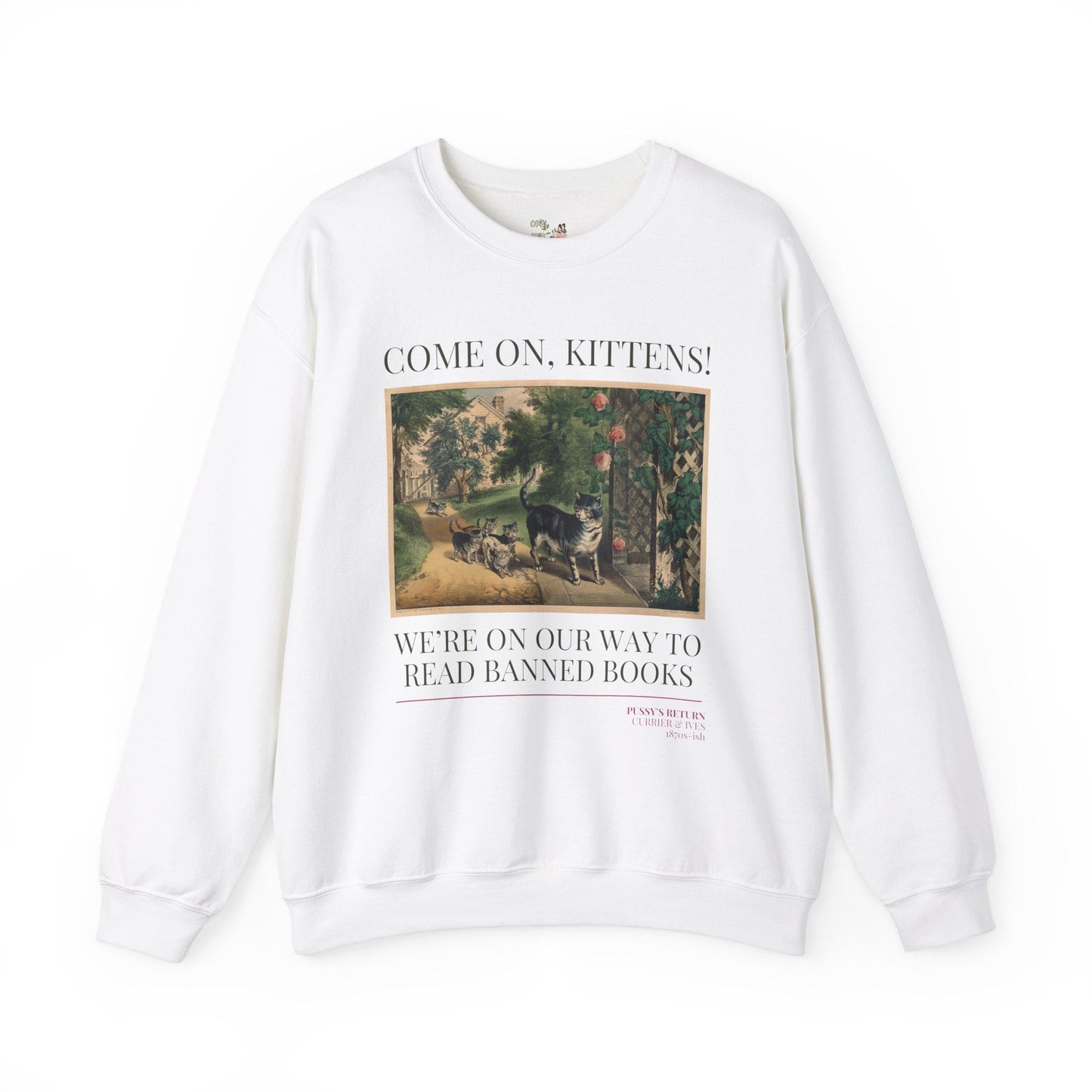 Read Banned Books Cat Lover Sweatshirt