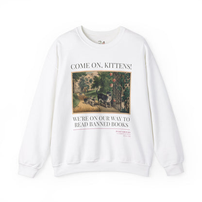 Read Banned Books Cat Lover Sweatshirt