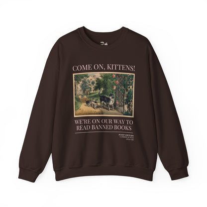 Read Banned Books Cat Lover Sweatshirt
