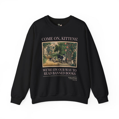 Read Banned Books Cat Lover Sweatshirt