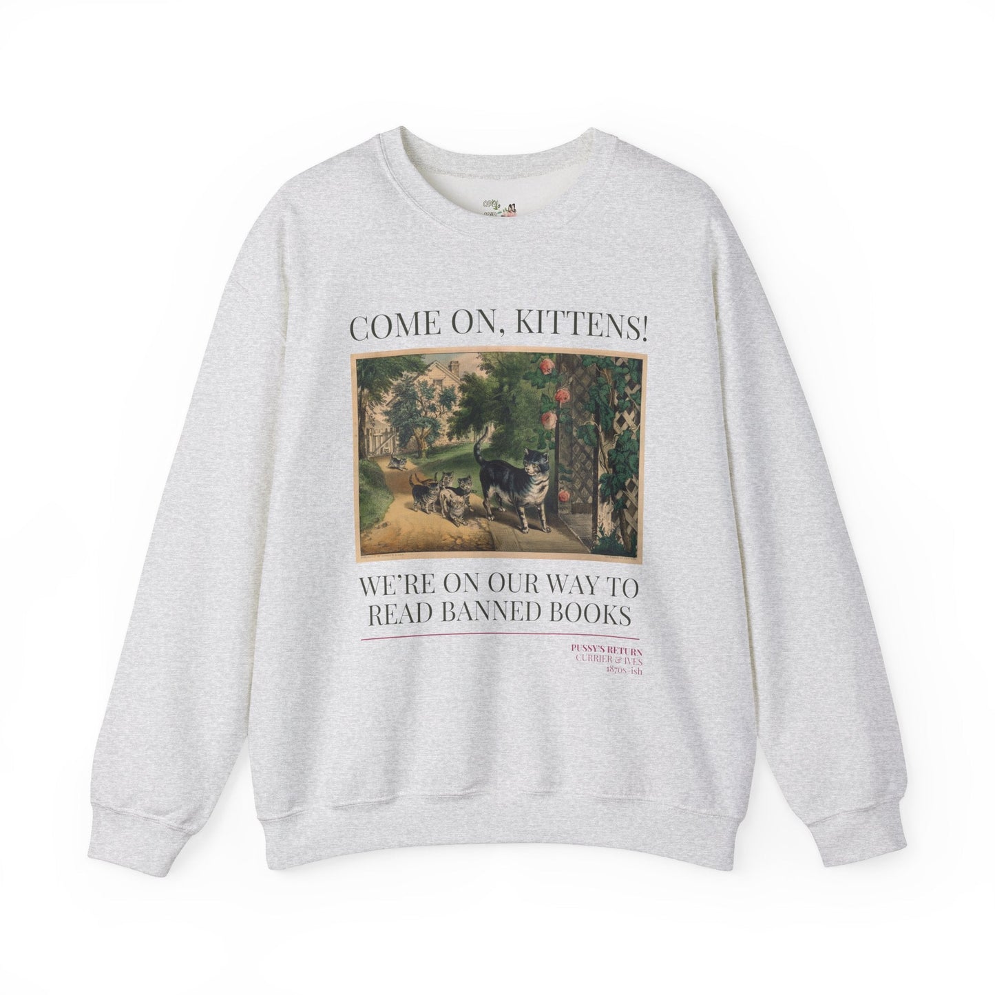 Read Banned Books Cat Lover Sweatshirt