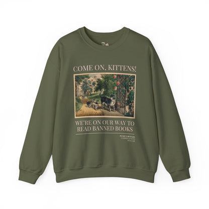 Read Banned Books Cat Lover Sweatshirt