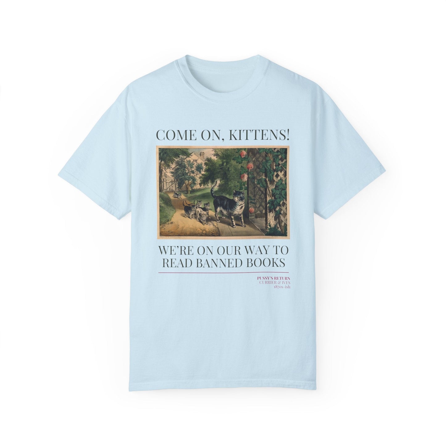Read Banned Books Cat Lover Tee