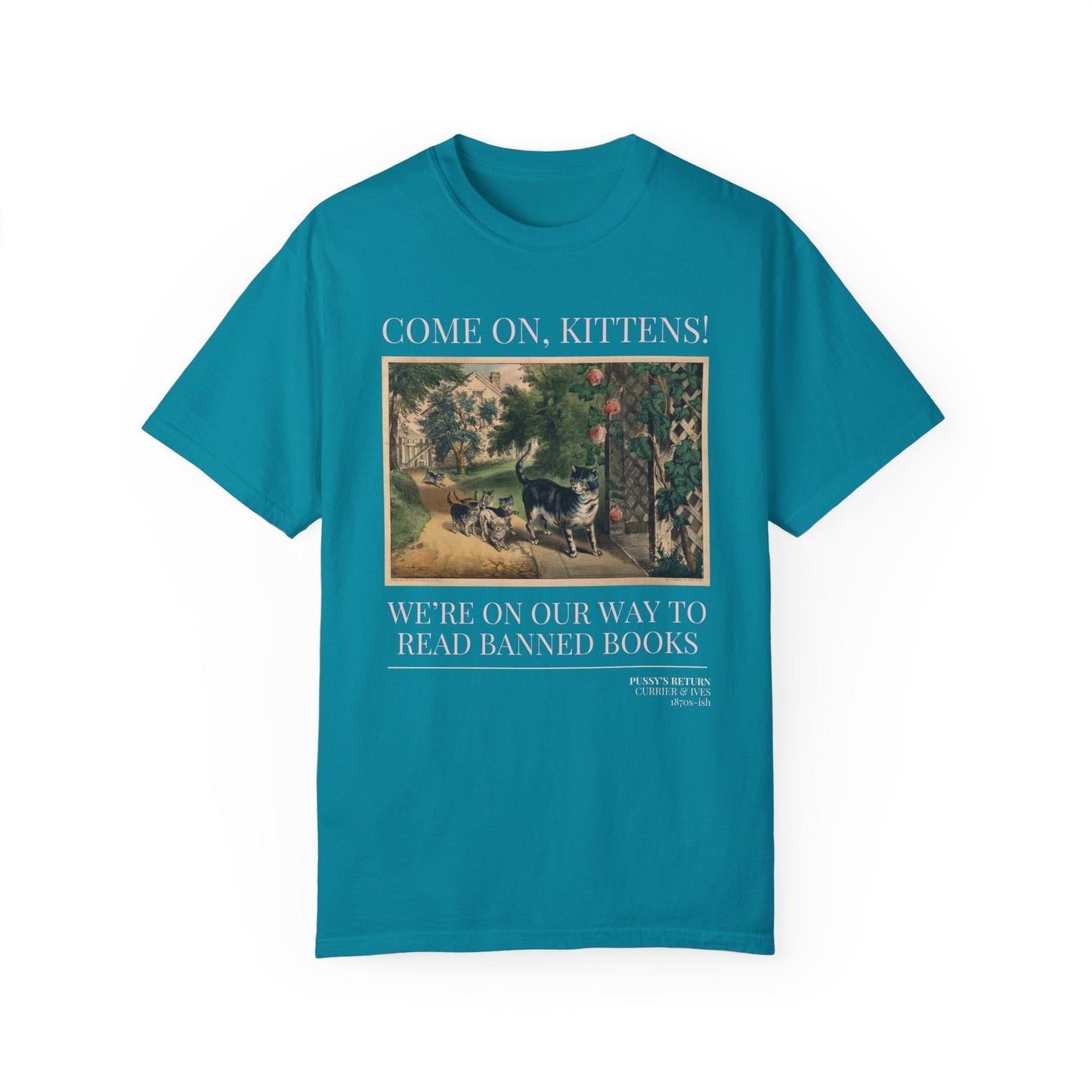 Read Banned Books Cat Lover Tee