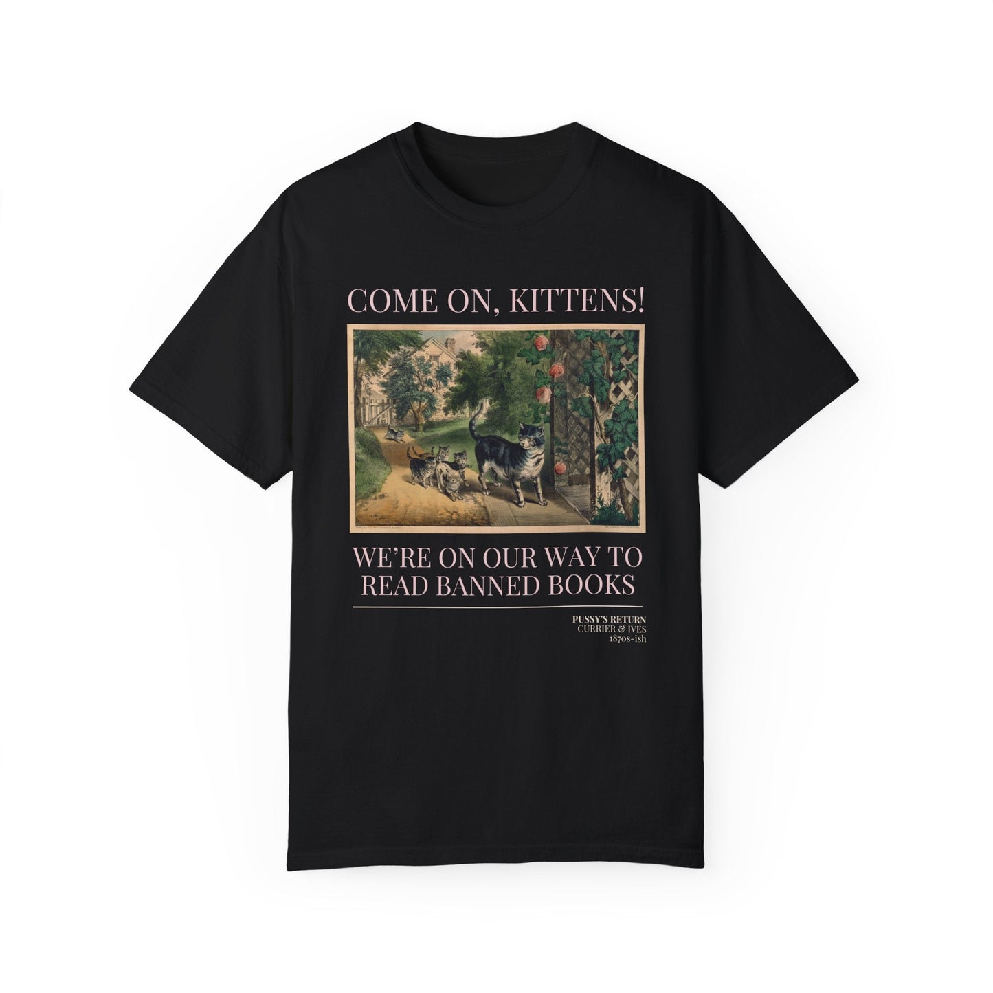 Read Banned Books Cat Lover Tee