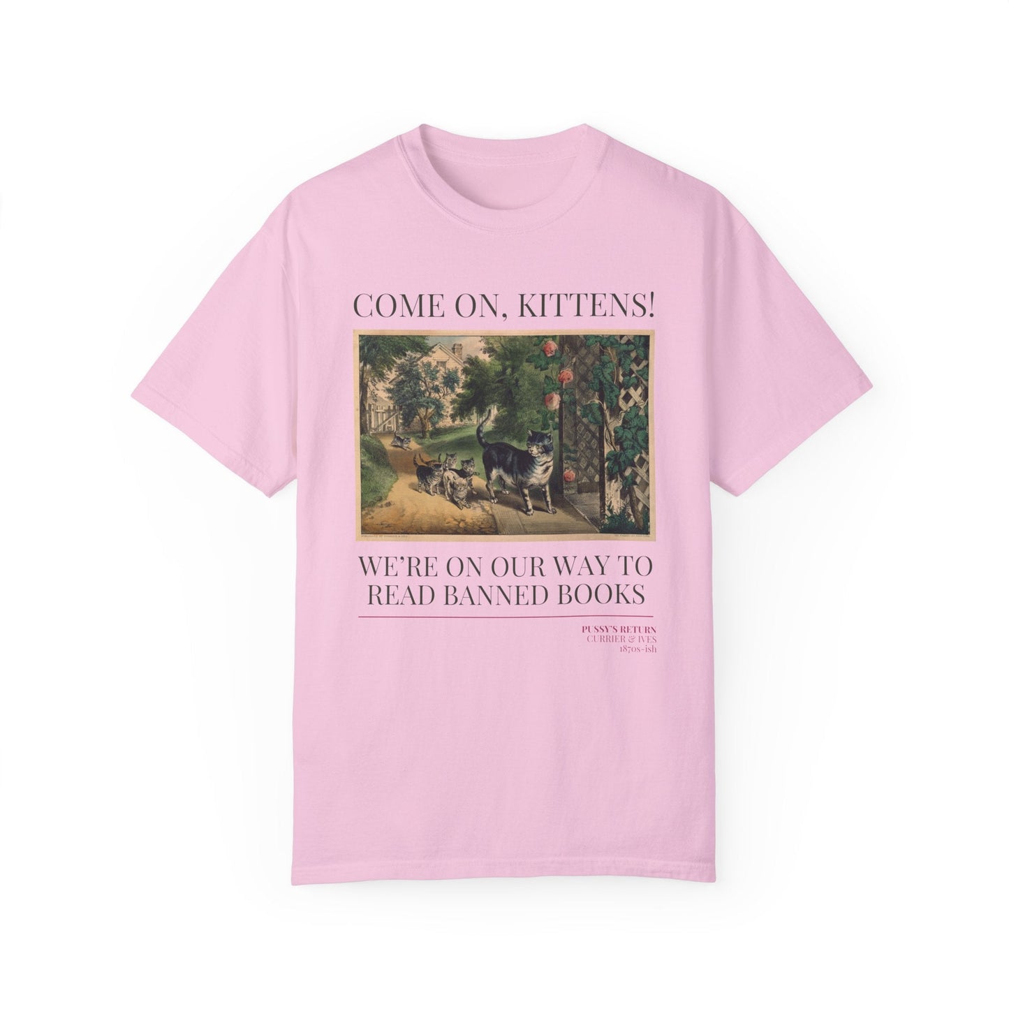 Read Banned Books Cat Lover Tee