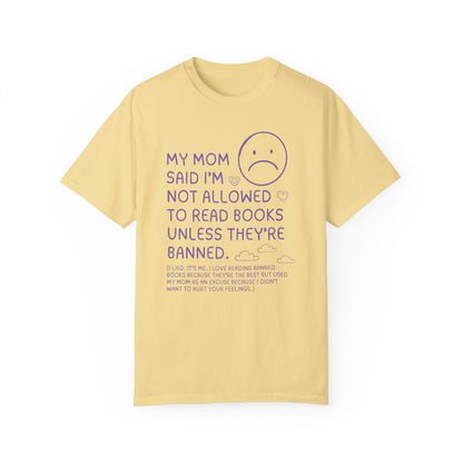 Read Banned Books Tee Shirt