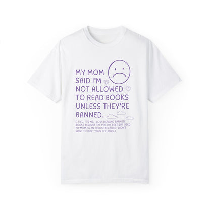 Read Banned Books Tee Shirt