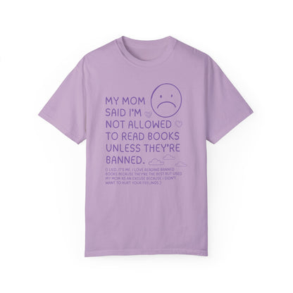 Read Banned Books Tee Shirt