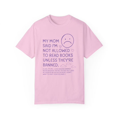 Read Banned Books Tee Shirt