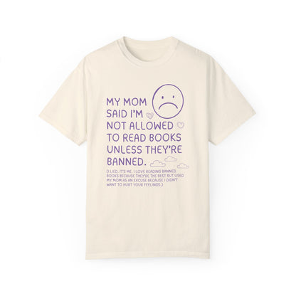Read Banned Books Tee Shirt