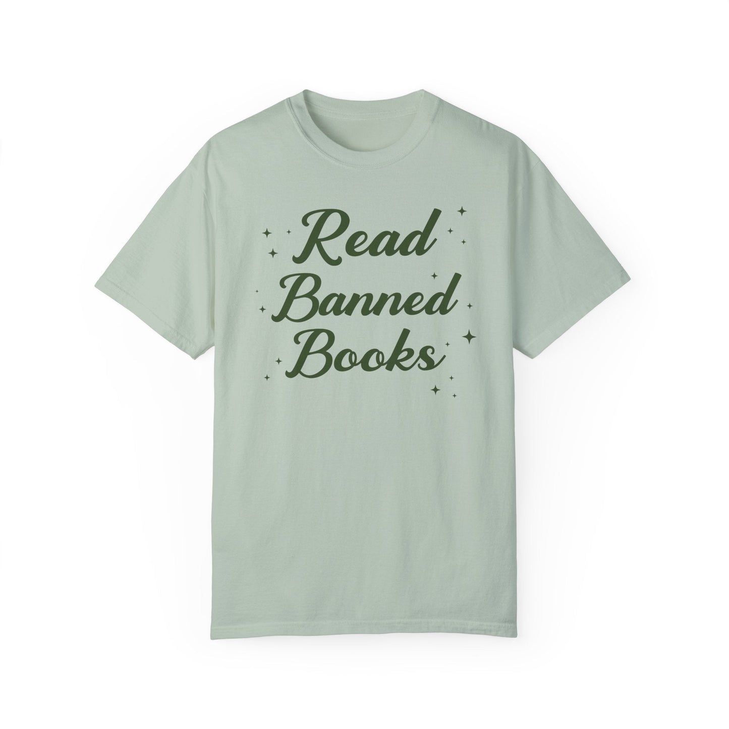 Read Banned Books Tee Shirt with Stars