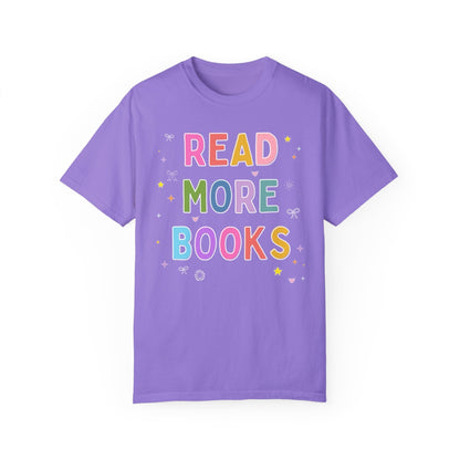 Read More Books Tee Shirt with Doodles
