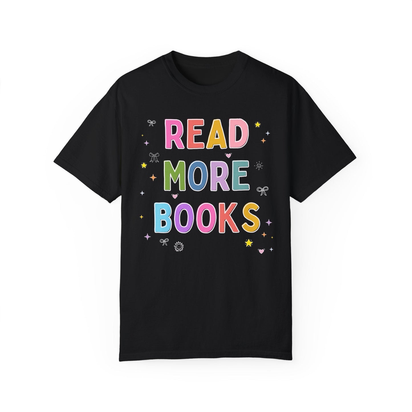 Read More Books Tee Shirt with Doodles
